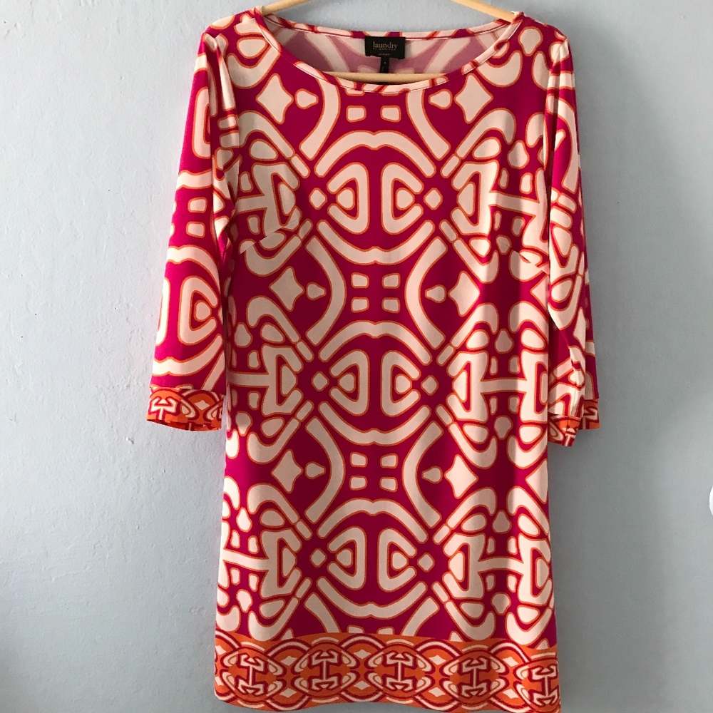 Chinese Laundry Retro Print Dress